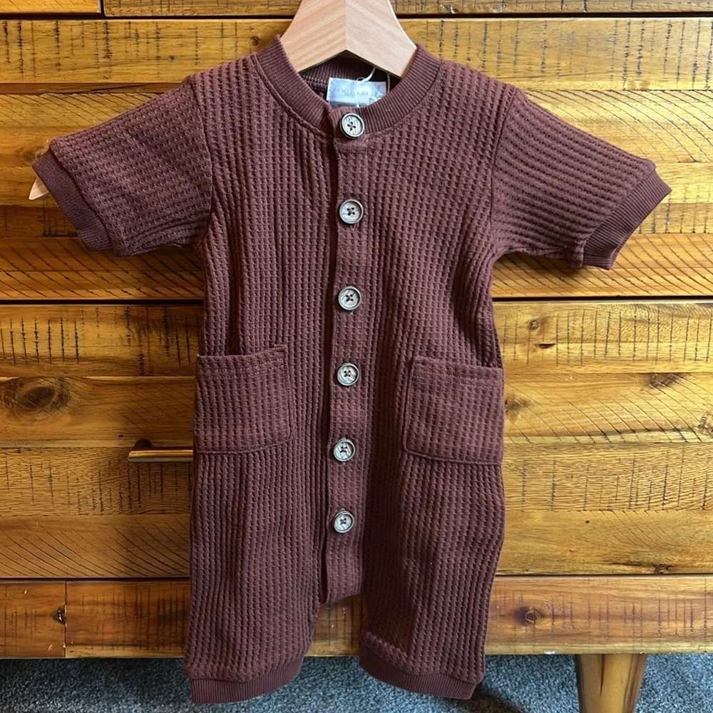 NWT Jamie Kay Organic Cotton Waffle Logan Onepiece